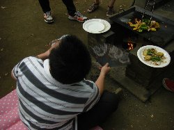 火の加減はどうであうか？